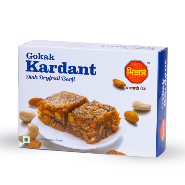 Gokak kardant Dink Dryfruit Barfi 3D